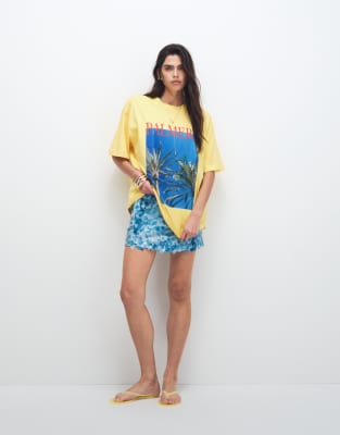 Asos Design Layered Sequin Mini Skirt In Blue