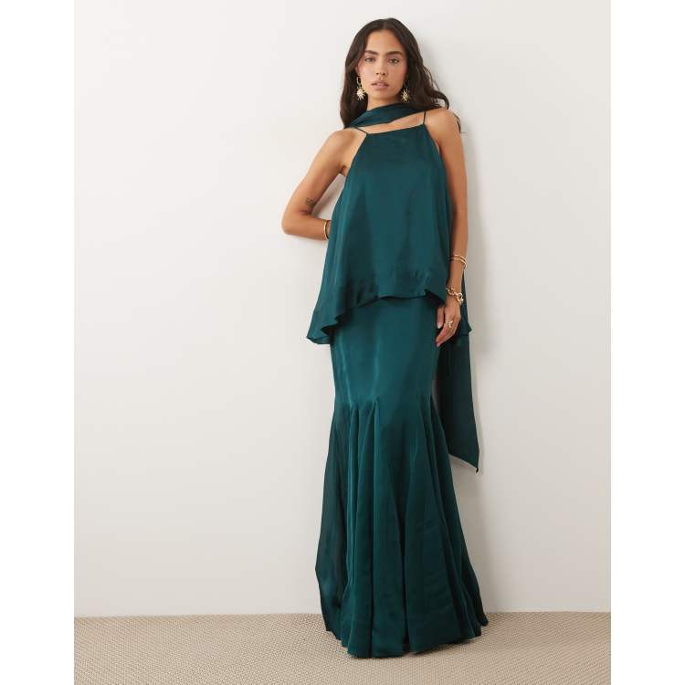 asos design cami wrap maxi dress ASOS Design - Cami Maxi Dress - Women - Polyester - 12 US