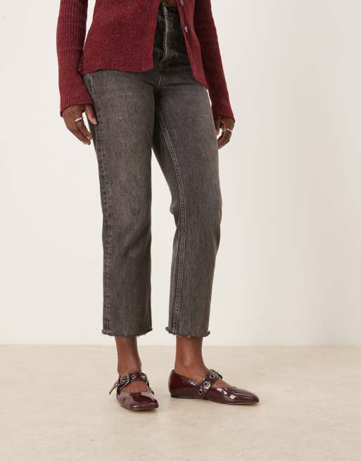 ASOS DESIGN – Lazarus – Vinröda ballerinaskor i Mary Jane-stil, 4 av 4