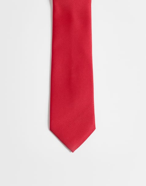 ASOS DESIGN - lazo de satén rojo - view 1