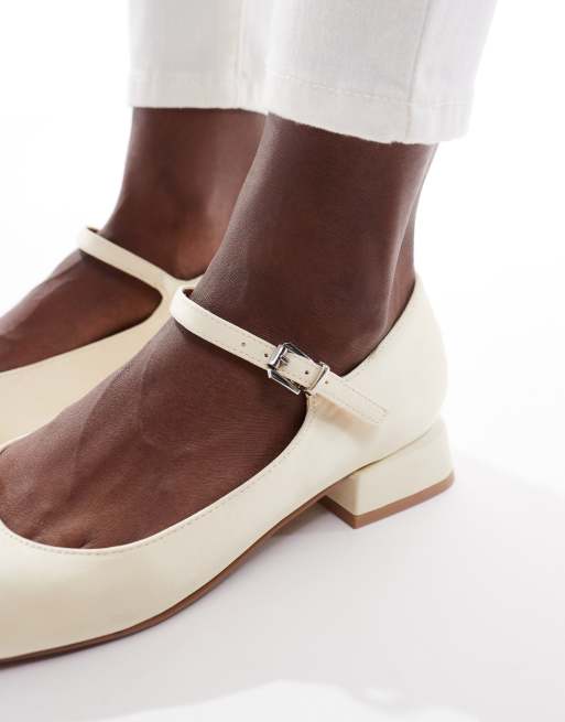 ASOS DESIGN - Lead - Ballerine Mary Jane gialle con tacco, 4 di 4
