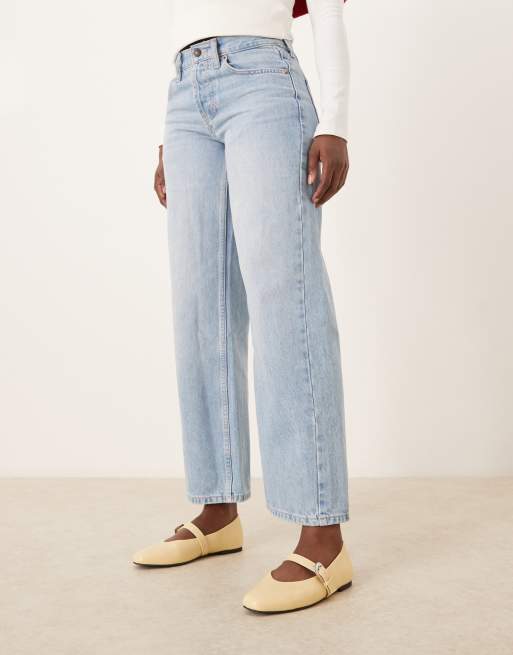 ASOS DESIGN Leah Mary Jane ballet flats in butter yellow, 2 of 4