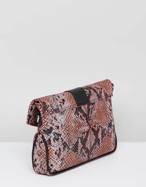 Asos snakeskin clearance bag