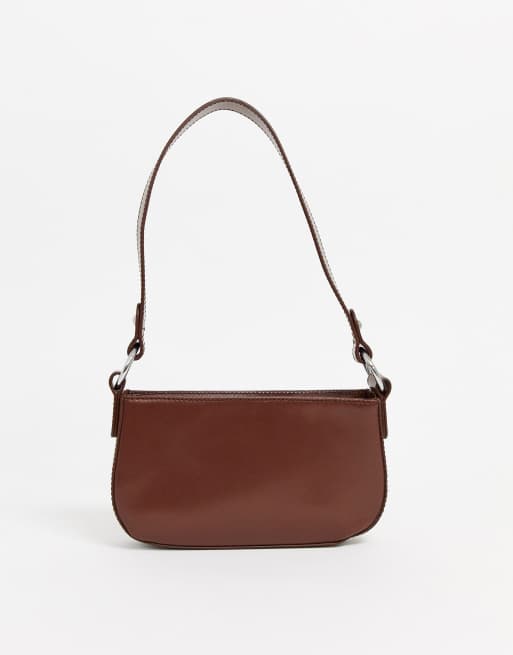 brown 90s shoulder bag