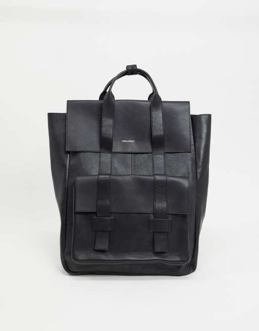 Asos leather rucksack sale