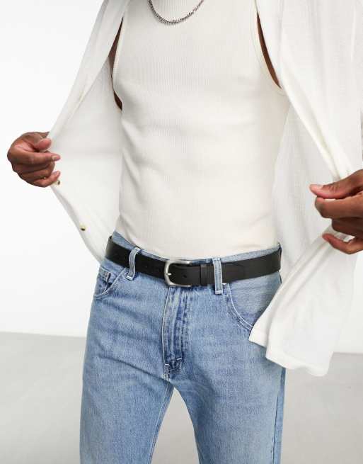 Asos silver belt outlet