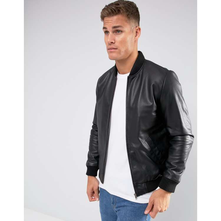 черный кожаный бомбер. черный кожаный бомбер. черный кожаный бомбер мужской. бомбер мужской боттега венета. мужские leather bomber asos.