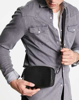 Men's small leather sale cross body bags