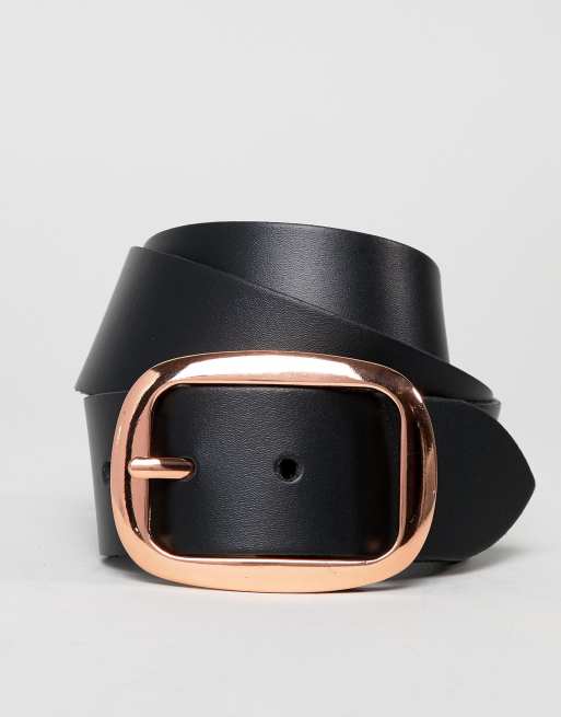 Rose gold 2025 buckle belt