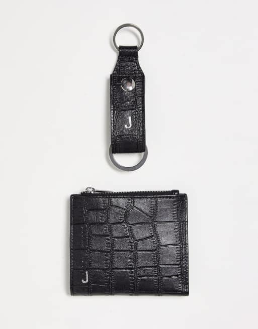 Black Emboss LV Universal Wallet Phone Case