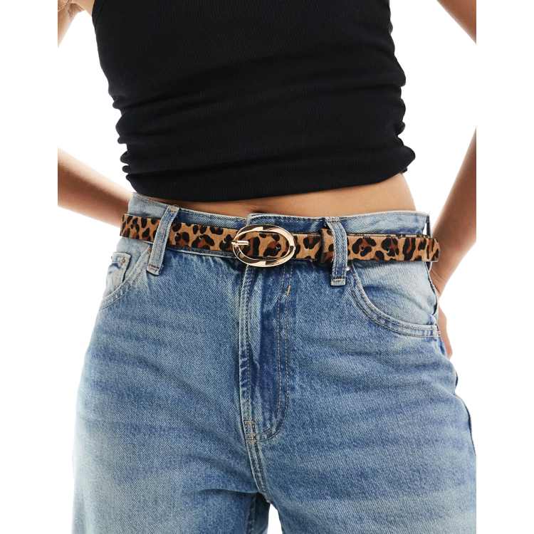 Leopard print belt asos hot sale