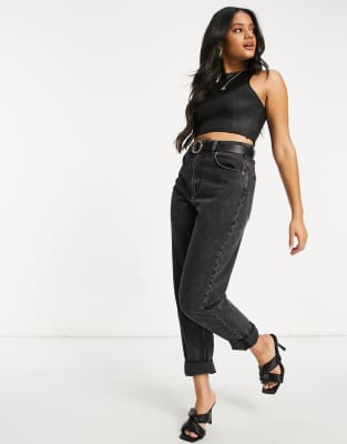 leather corset top asos