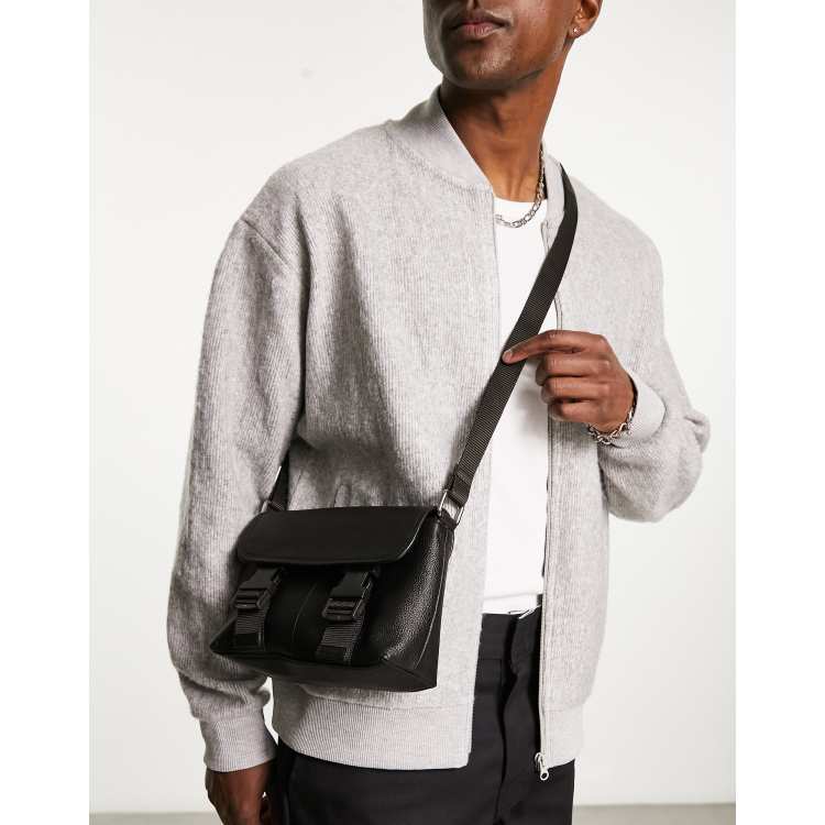 Men's Designer Leather Messenger & Crossbody Bags