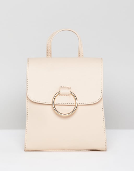 Asos design 2024 ring flap backpack