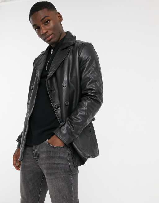 Asos peacoat outlet mens