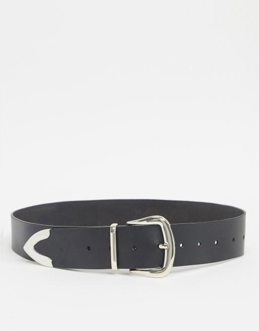 Asos black cheap belt