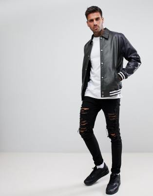 varsity jacket asos