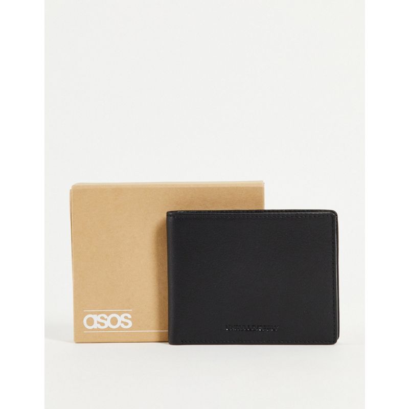 DESIGN – Leder-Brieftasche mit braunem Innenfach