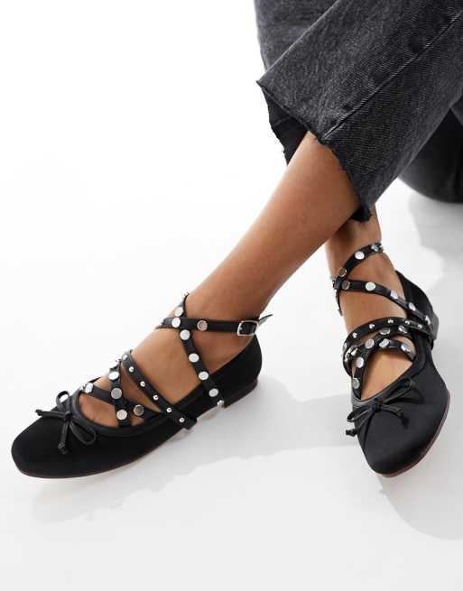 Asos design linton ballet flats online