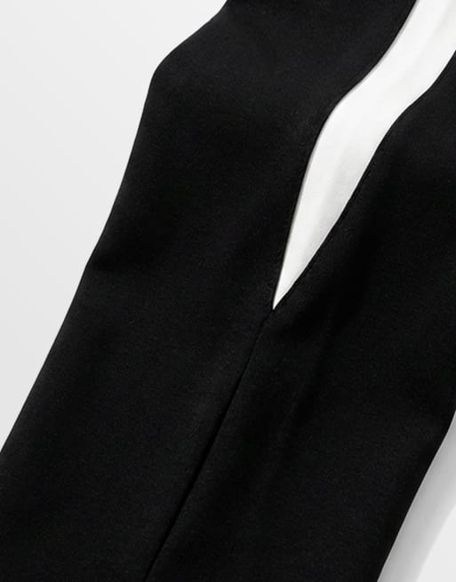 ASOS DESIGN - Legging avec bande blanche sur le côté - Noir, 9 de 9