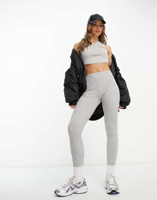 ASOS DESIGN Legging c tel d ensemble Gris chin ASOS