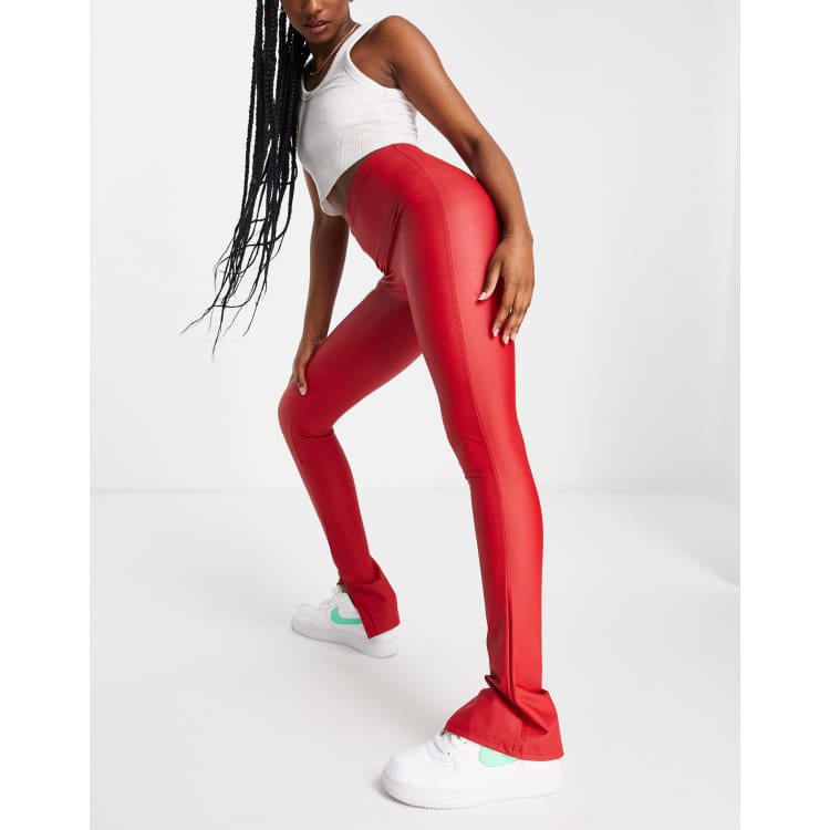 Legging 2025 cuir fendu