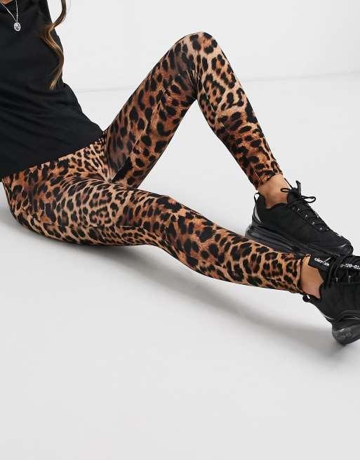 ASOS DESIGN legging in animal print