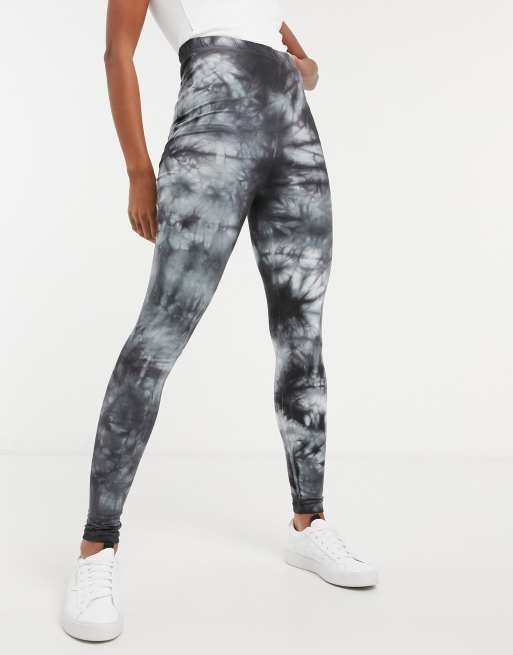 Black White Tie Dye Leggings  International Society of Precision