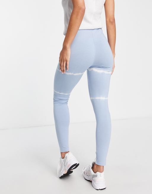 ASOS DESIGN legging in tie dye in blue