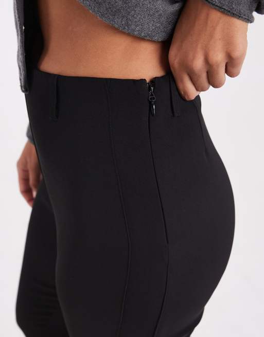 ASOS DESIGN legging met rits bij de enkels in zwart, 4 van 5