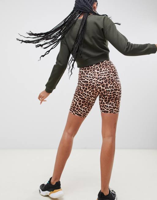 Leopard print deals tight shorts