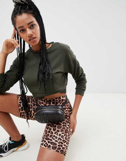 Asos hot sale leopard leggings