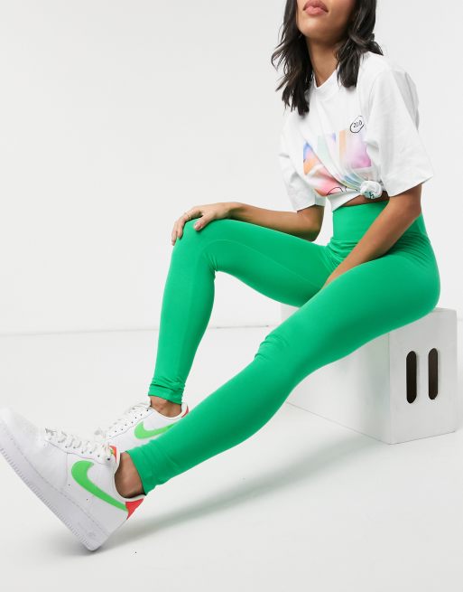 ASOS DESIGN - Legging taille haute - Vert vif