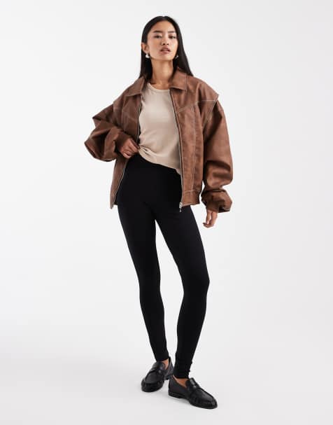 ASOS DESIGN leggings in black - view 1