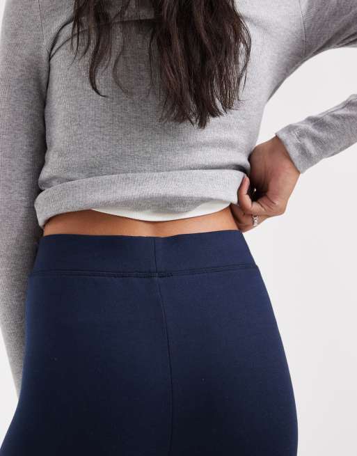 ASOS DESIGN - leggings interlock en azul marino, 4 de 5
