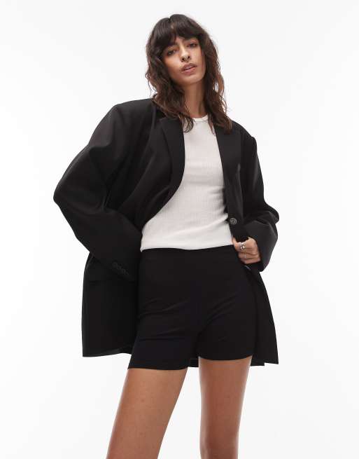 ASOS DESIGN - Leggings molto corti neri, 5 di 5