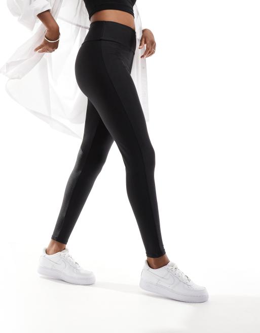ASOS DESIGN - Leggings stile disco, colore nero