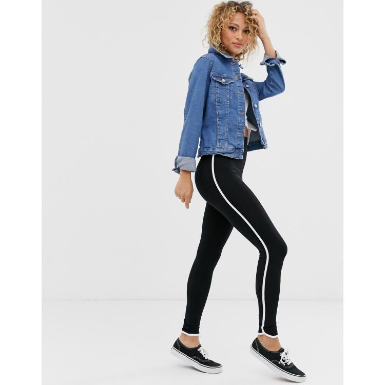 ASOS DESIGN Maternity leggings with contrast binding