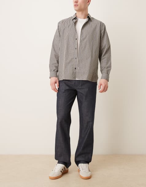 ASOS DESIGN – Leichte Jeans aus Denim in Raw-Waschung, Kombiteil - view 1