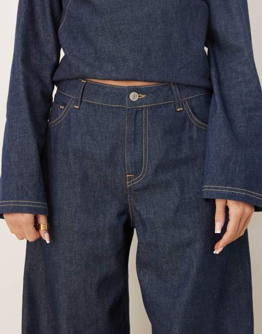 ASOS DESIGN – Leichte Jeans in Rinse-Waschung mit weitem Bein, 5 von 5
