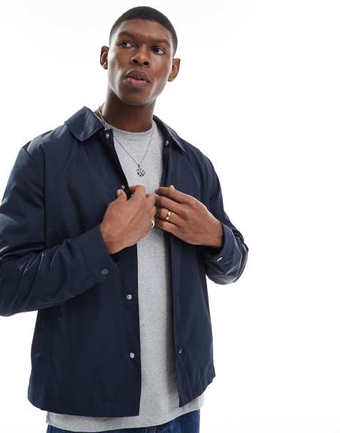 ASOS DESIGN – Leichte Trainingsjacke in Navy - view 1