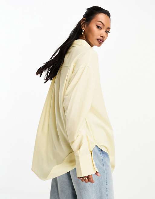 ASOS DESIGN – Leinenhemd in neutraler Farbe, 2 von 4