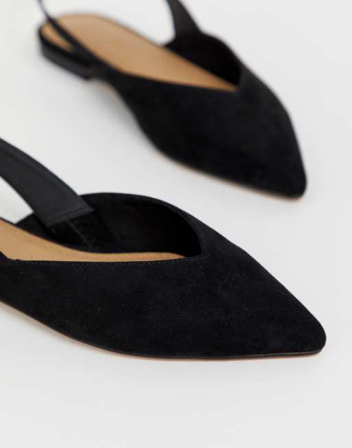 ASOS DESIGN - Leisure - Ballerines à empeigne haute et bride arrière - Noir, 2 de 4