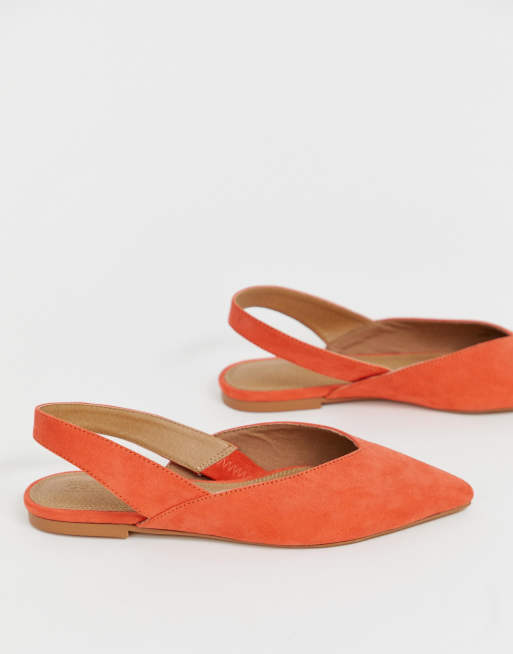 high vamp flats