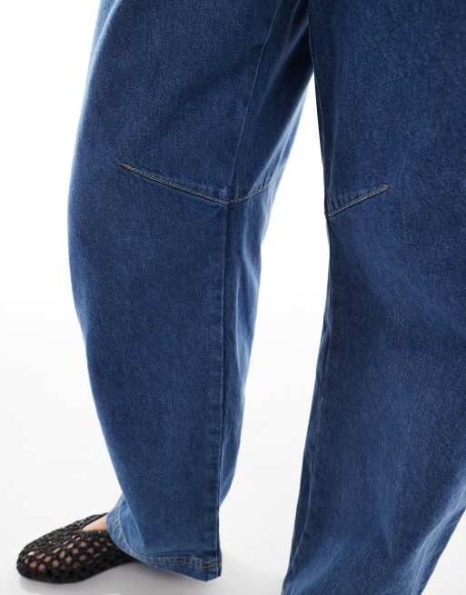 ASOS DESIGN – Lekkie jeansy z baryłkowymi nogawkami, 3 z 5