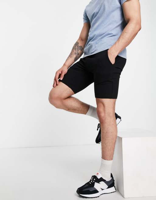 ASOS DESIGN – Lekkie, obcisłe szorty z czarnego dżerseju – BLACK