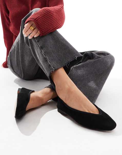 ASOS DESIGN - Leni - Ballerina's in zwart - view 1