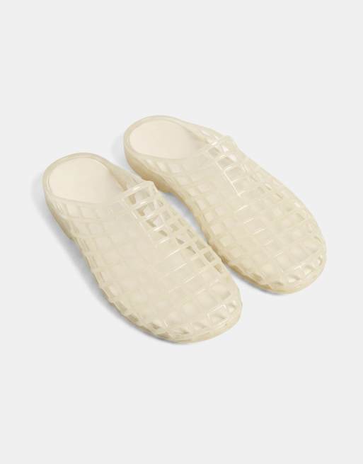 ASOS DESIGN - Lennox - Citrongule mules i plastik, 5 af 7