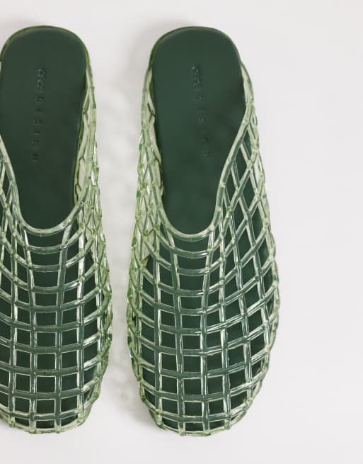 ASOS DESIGN - Lennox - Grønne mules i plastik, 2 af 4
