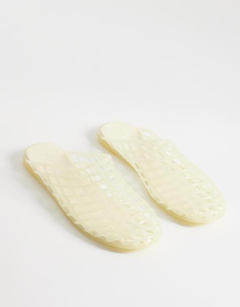 ASOS DESIGN - Lennox - Mules en plastique souple - Citron - view 1